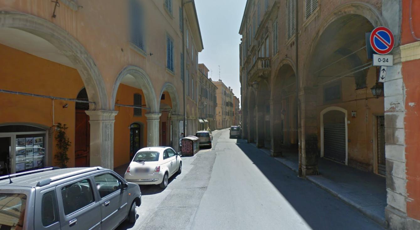 Modena, cantiere in via Canalino da via Servi a via Mondatora