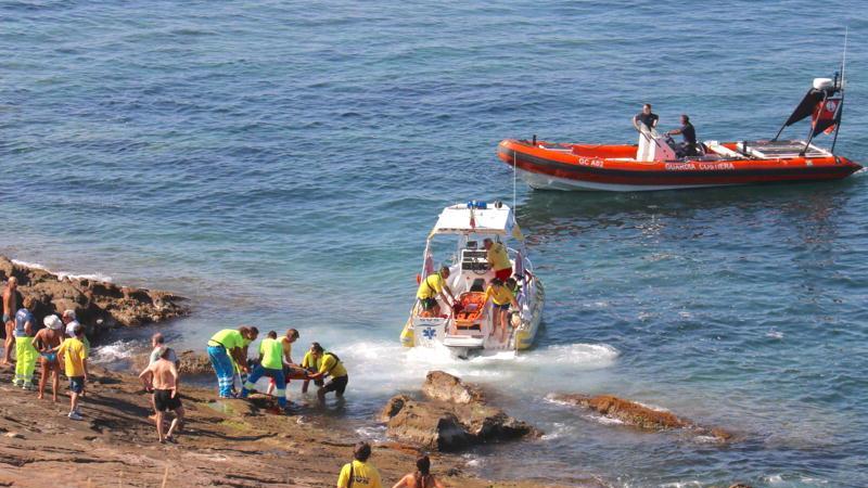 Un soccorso sugli Scogli piatti (foto d'archivio)