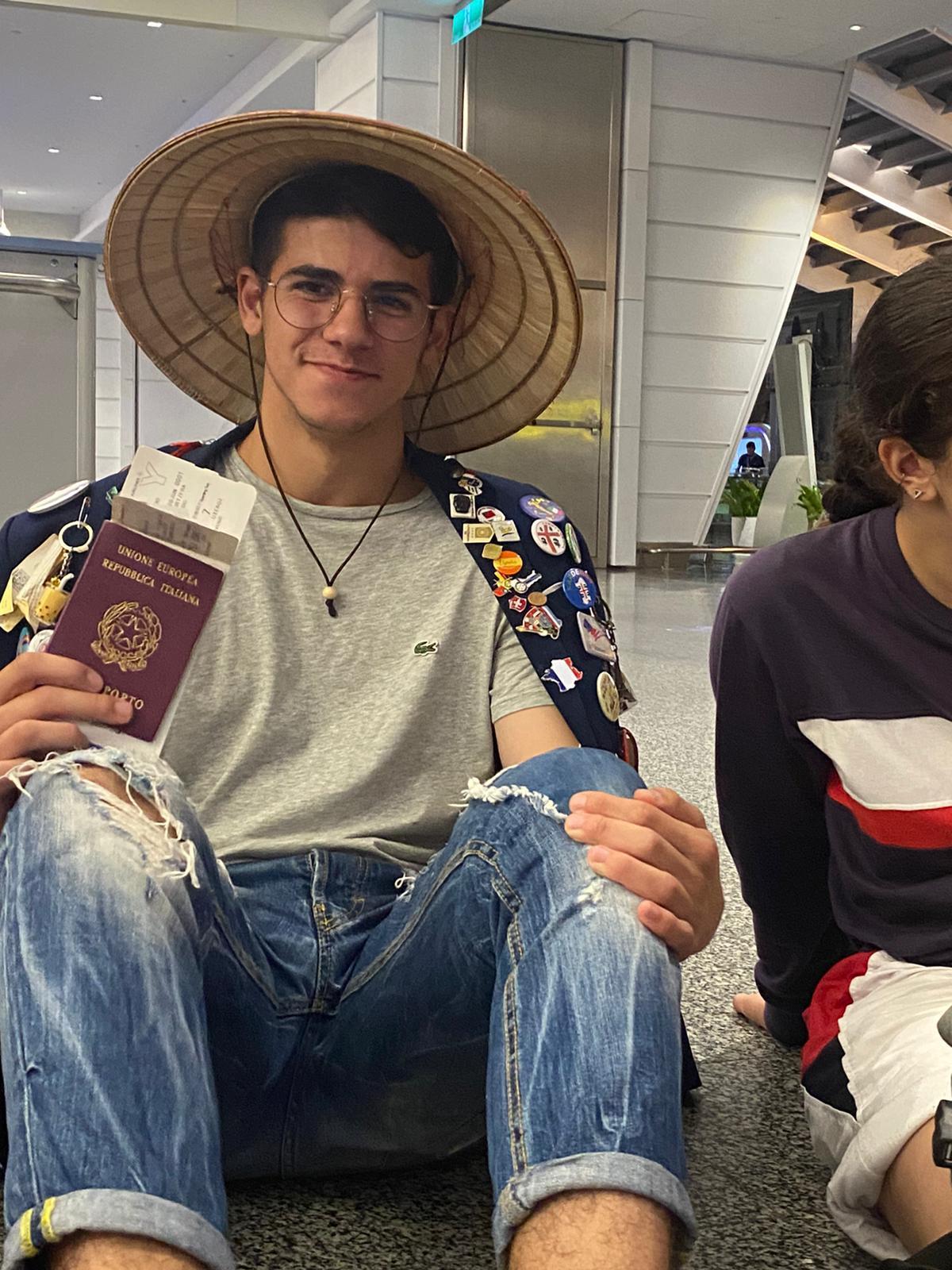 Aldo Spada nella foto pubblicata anche sul Corriere della Sera