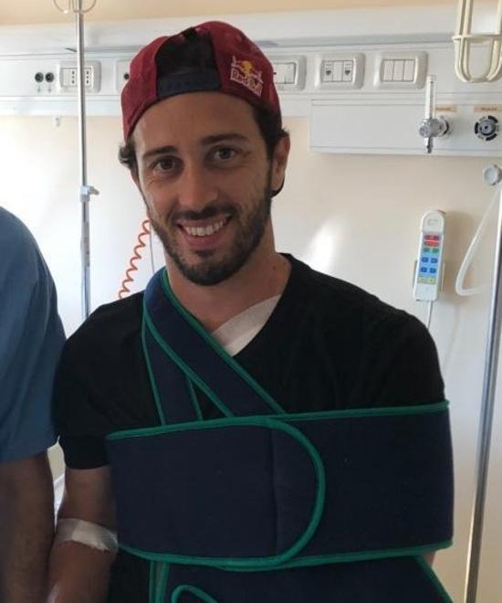 Intervento riuscito per Andrea Dovizioso 