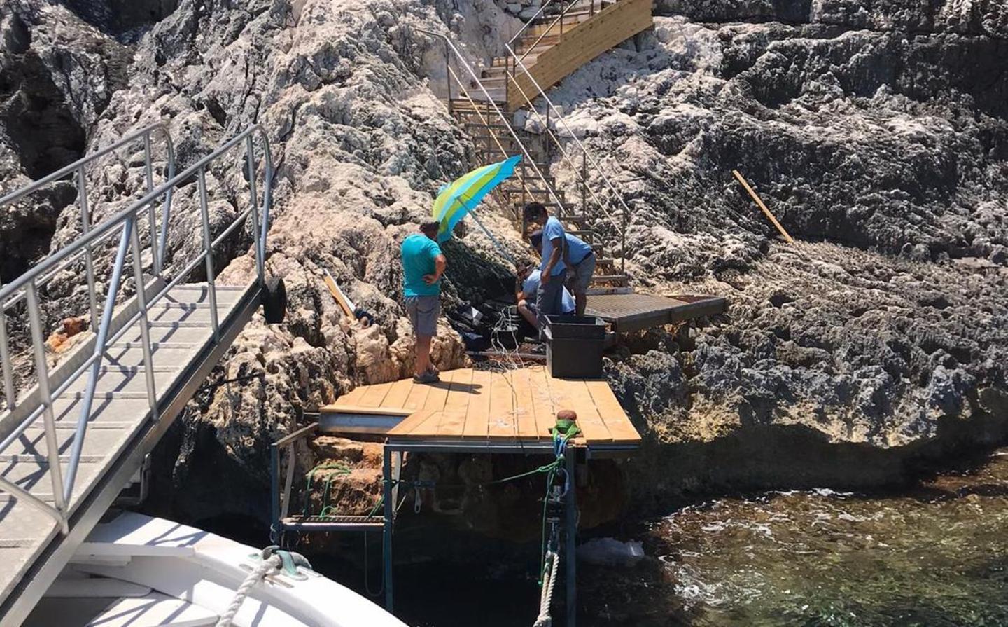 Cala Mariolu, collaudo decisivo per il pontile 