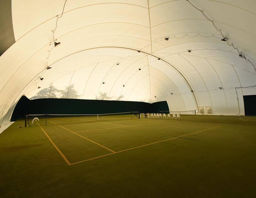 Il campo coperto del Criclo tennis di Bagnolo
