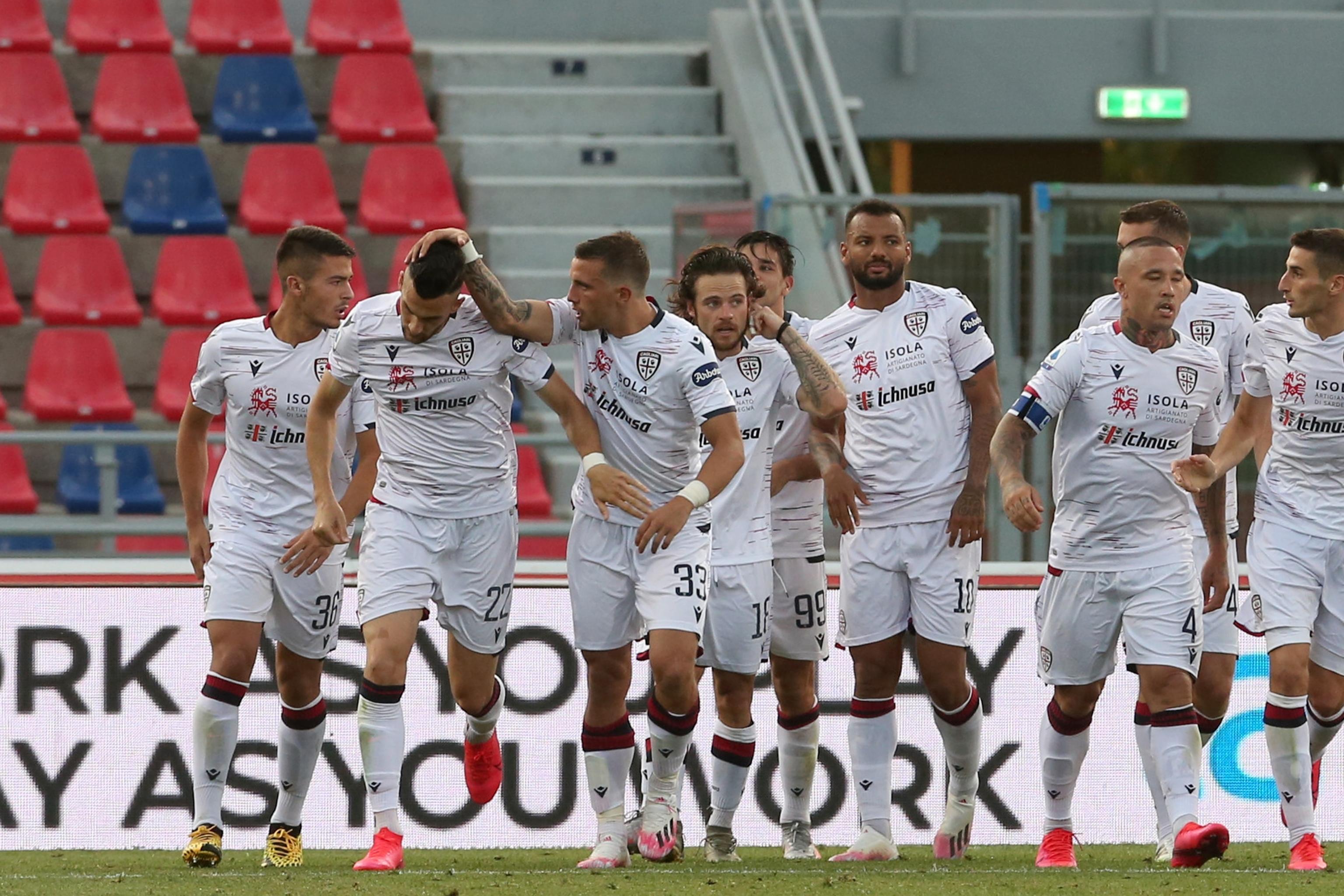 L'esultanza dopo il gol di Simeone