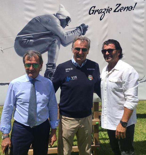L’omaggio di Tomba al grande Colò