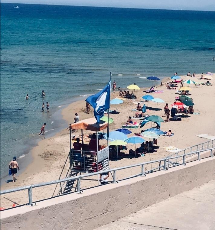 Spiagge a misura di bambini Ampurias ancora Bandiera Verde