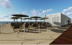 Due stabilimenti nella spiaggia di Fiume Santo 