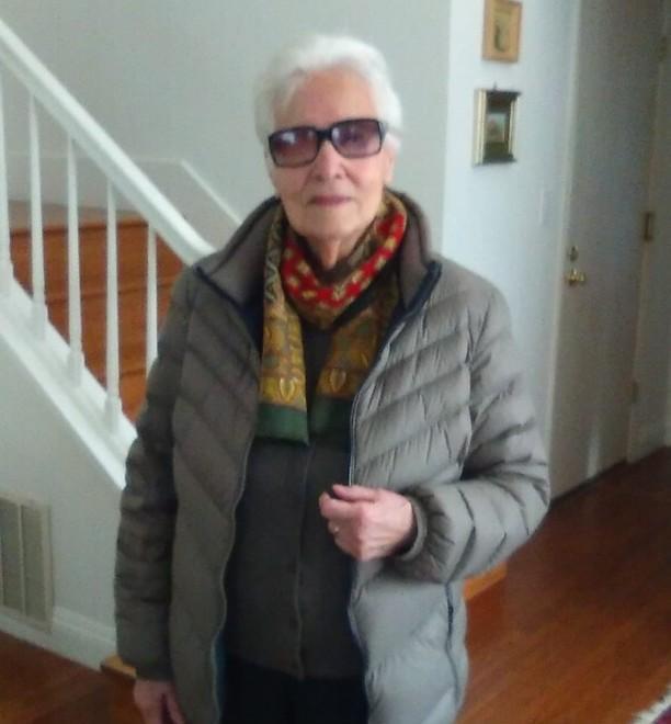 La signora Genoveffa Valeri, oggi 99 anni, in una foto di tre anni fa