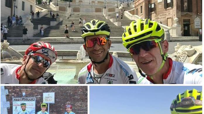 Tre amici per la... bici pedalano fino a Roma 460 chilometri sulle orme di Girardengo