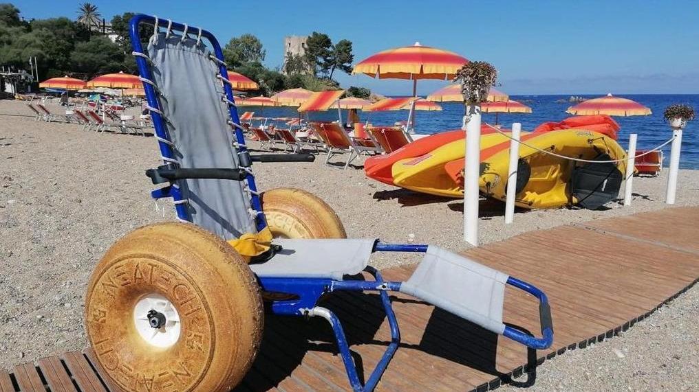 Servizi per disabili nella spiaggia di Santa Maria Navarrese