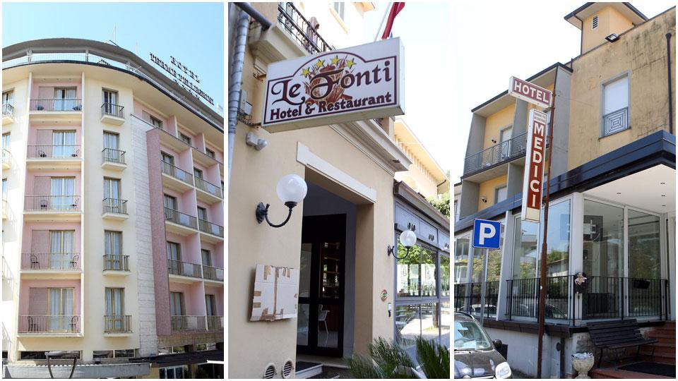 L’Hotel Terme Pellegrini di piazza del Popolo, l’Hotel Le Fonti di viale San Francesco d’Assisi e l’Hotel Medici di via Montebello: i tre alberghi sequestrati dal Tribunale di Firenze