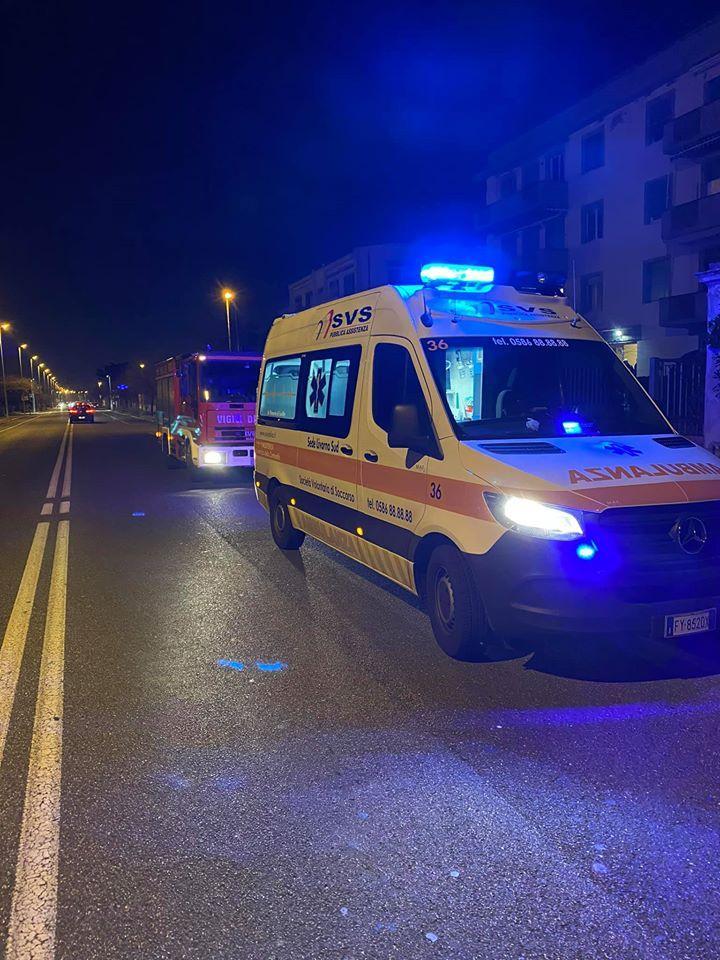 Un'ambulanza della Svs (foto d'archivio)