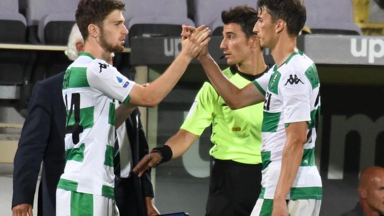De Zerbi e la promessa di Carnevali: «Boga, Locatelli e Berardi restano»
