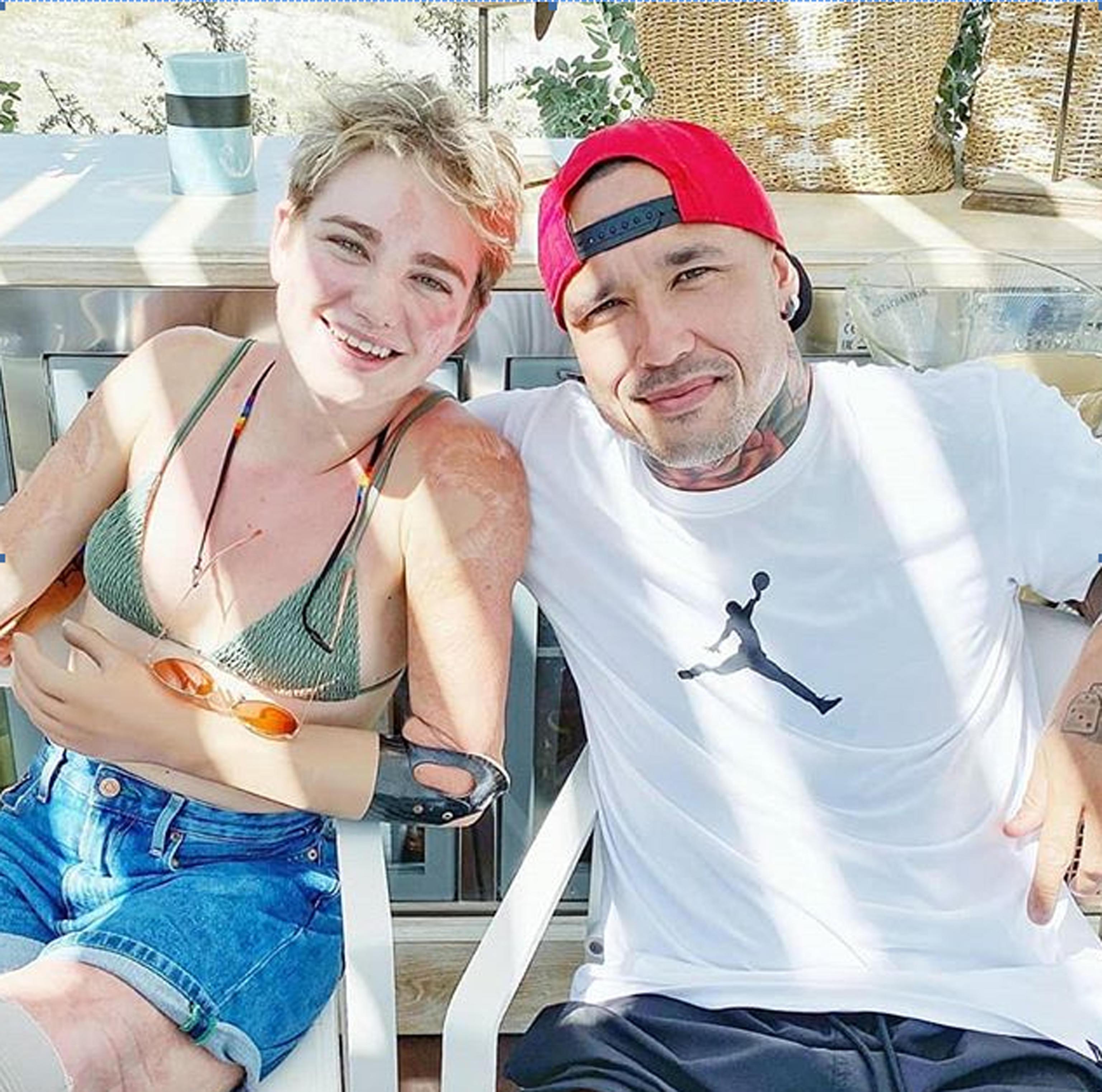 Nainggolan e Bebe Vio, pranzo al Poetto 