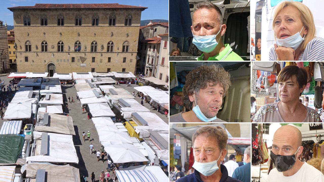 Mercato, gli ambulanti promuovono la nuova disposizione dei banchi in centro 