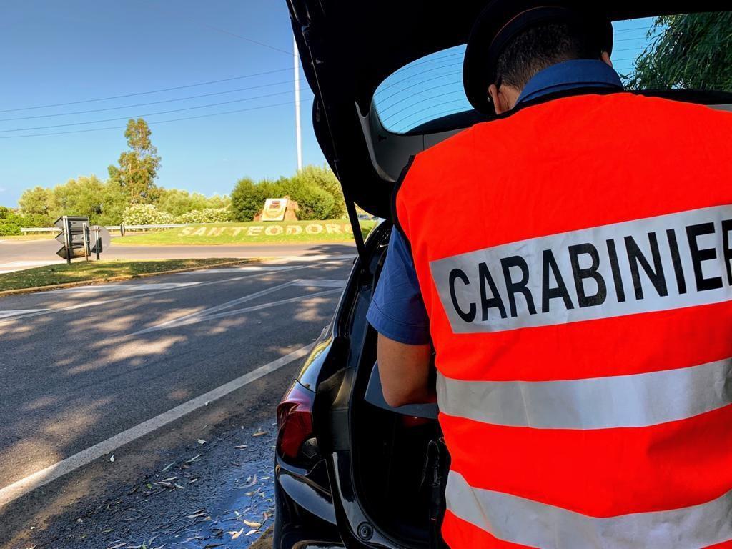 Un posto di blocco dei carabinieri