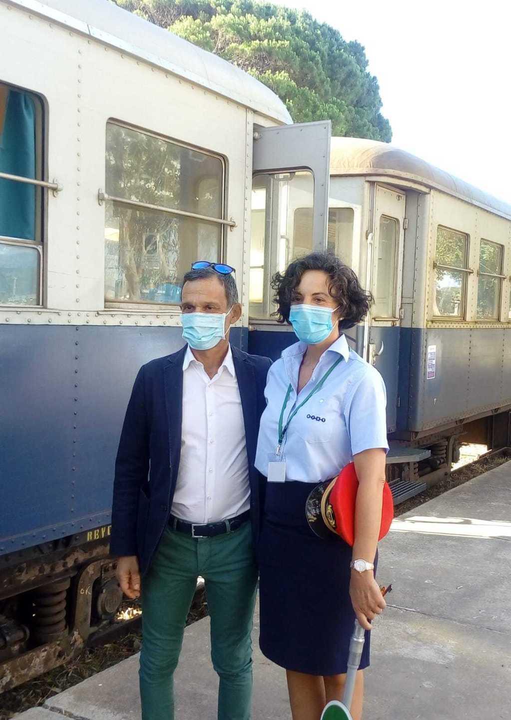 Arbatax, primo viaggio 2020 del trenino verde 