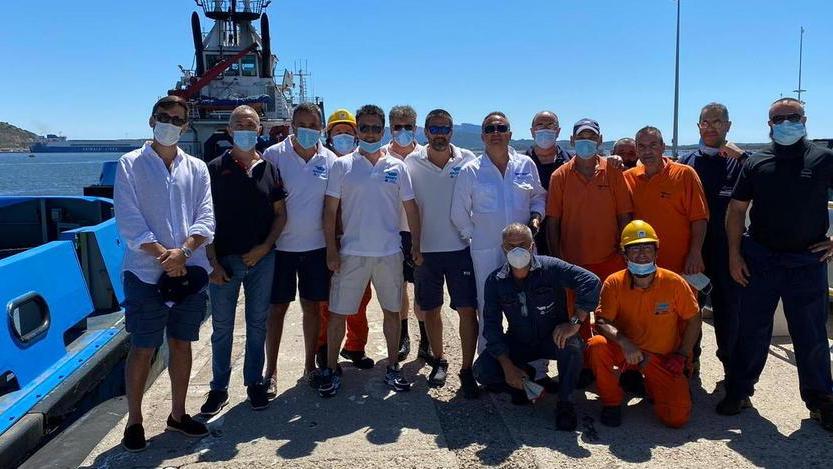 È ripartito il cargo incagliato a Olbia Tutto ok per il Rina