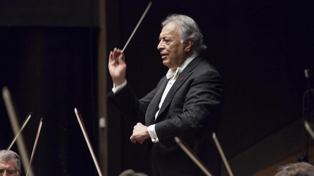 Zubin Mehta sul palco fiorentino (foto di Simone Donati)