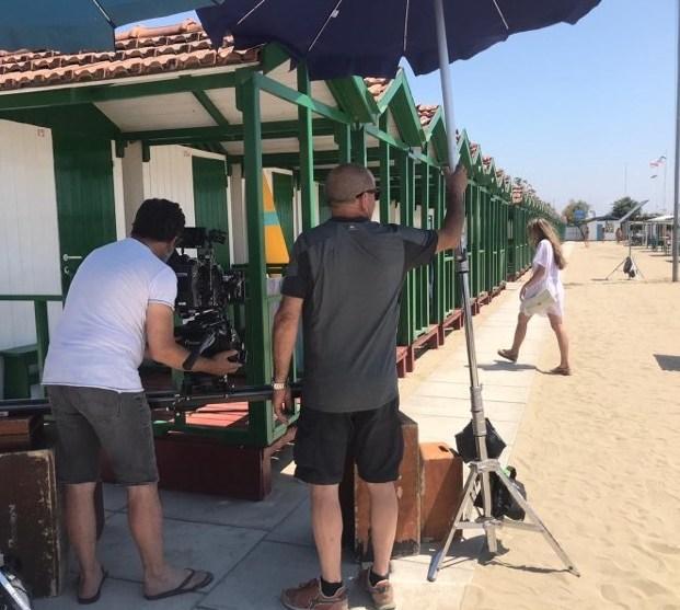 Le ultime riprese del film "Security" con i ciak in centro e al Bagno Piero 