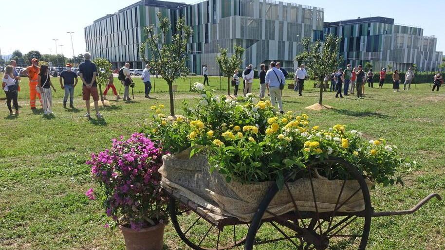 Inaugurato il parco frutteto nell’area dell’ospedale