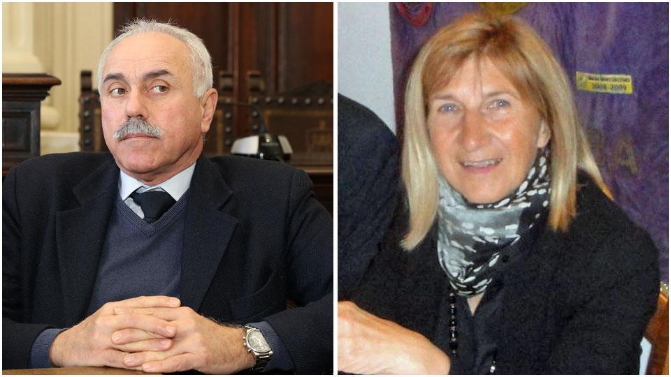 Il nuovo presidente del cda di Esa Livio Giannotti e l’ex presidentessa di Esa Gabriella Solari