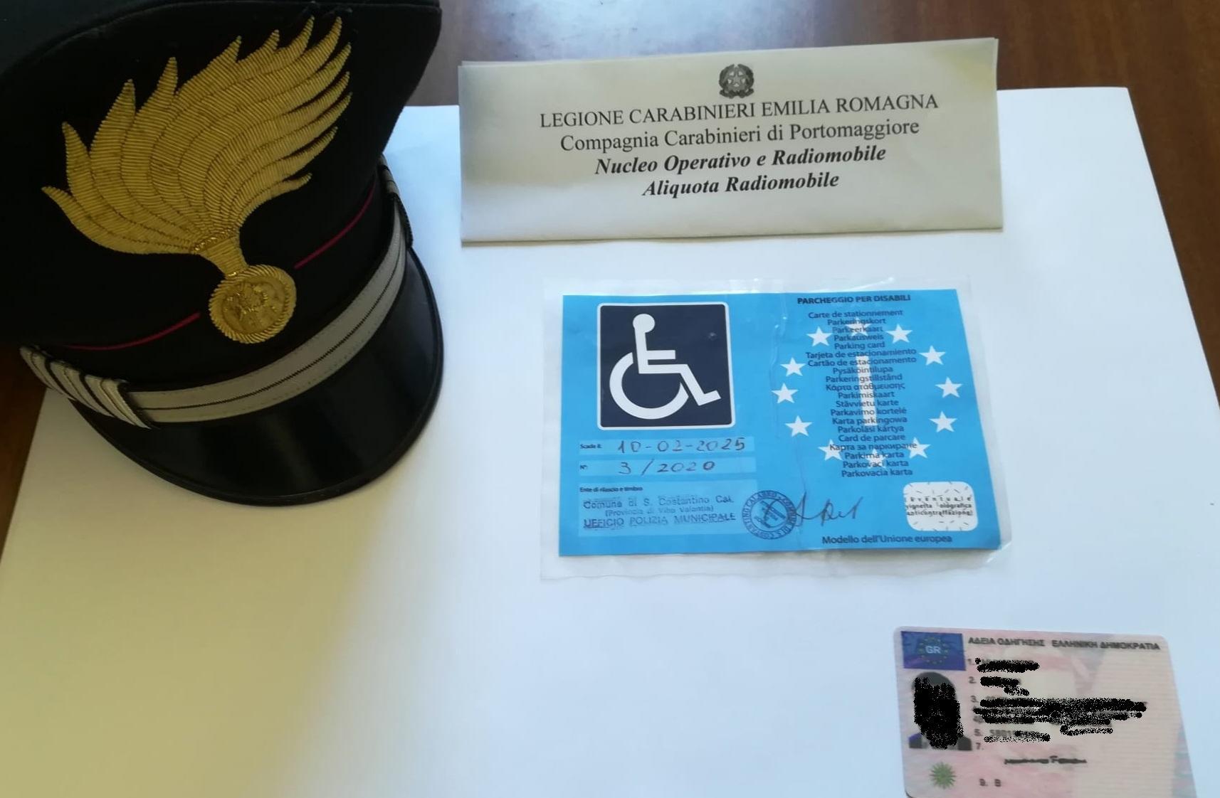 Portomaggiore, documenti sospetti: denunciato per ricettazione
