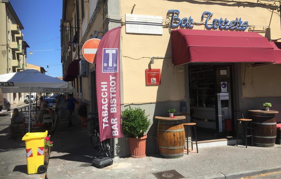 Il bar Torretta di via delle Cateratte