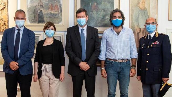 Sicurezza, prima visita in città del nuovo questore Santarelli