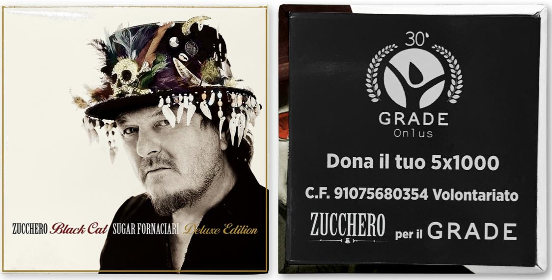 Reggio Emilia, le copertine di sei album di Zucchero diventano calamite per solidarietà a Grade Onlus