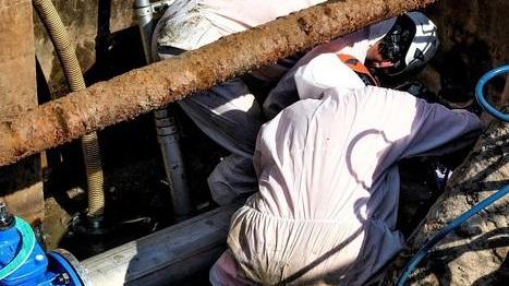 Via al cantiere di lavori a fognatura e rete idrica
