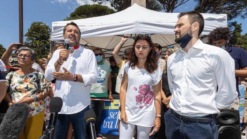 La visita di Salvini «Nessun comizio dentro il Comune»