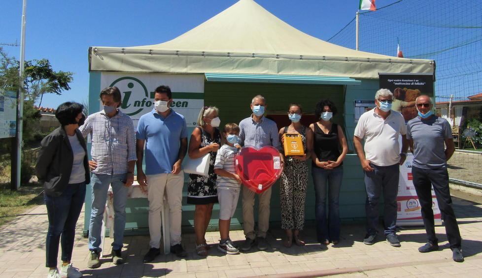Spiaggia più sicura: un Dae alla Green Beach per chi “pensa col cuore”
