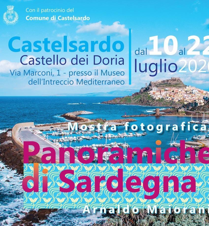 Al Castello dei Doria la mostra fotografica con le panoramiche di Sardegna di Maiorani