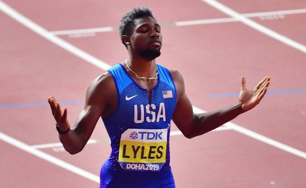 Lyles 200 da record ma corre 15 metri in meno 
