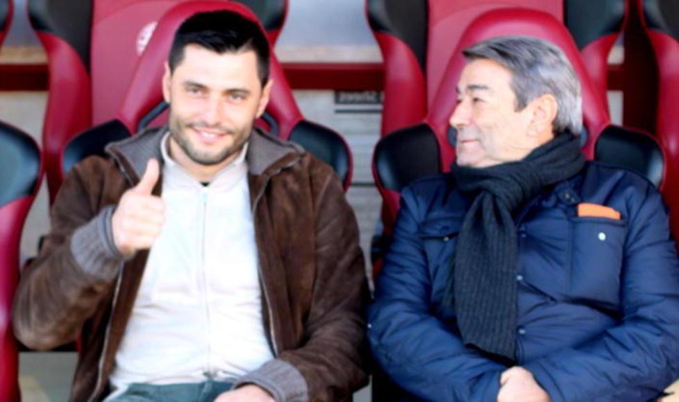 Marco Amelia insieme ad Aldo Spinelli, qui sulla panchina dell’Armando Picchi