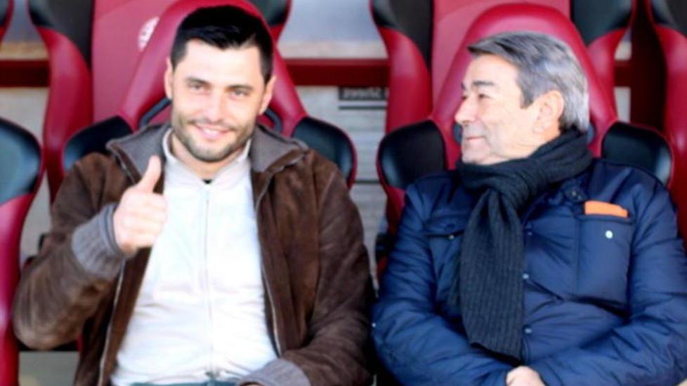 Marco Amelia insieme ad Aldo Spinelli, qui sulla panchina dell’Armando Picchi