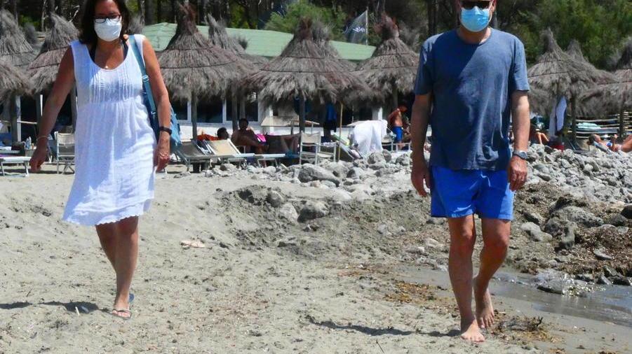 Zingaretti in Feniglia Un weekend di relax insieme ai familiari