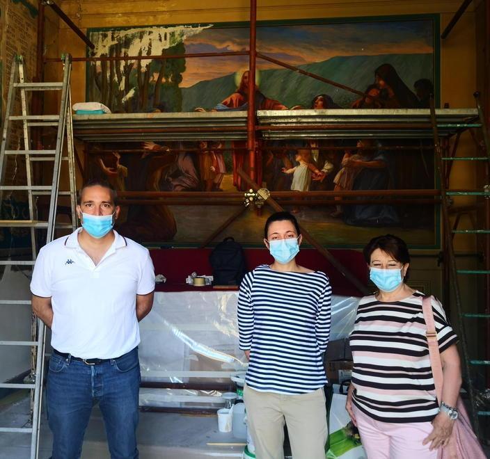 Iniziati i lavori di restauro della cappella ai caduti