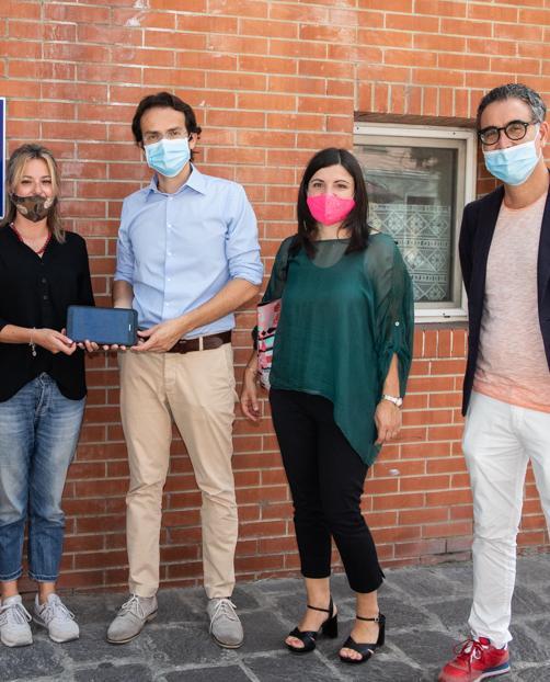 Un tablet donato agli ospiti della Residenza Chiassatelle 