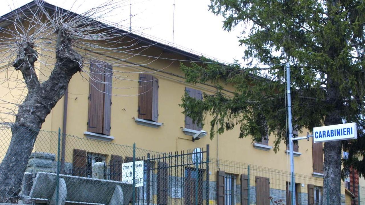 La caserma dei carabinieri di Collagna