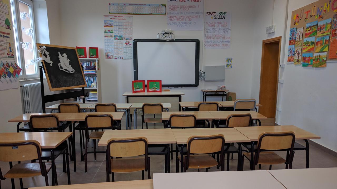 Un'aula scolastica (Foto d'archivio)