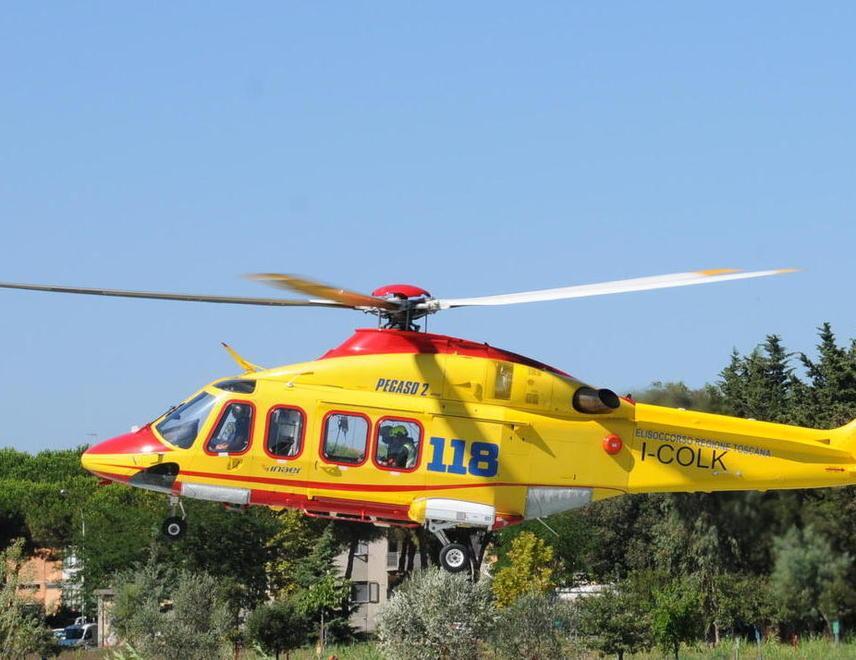 Cade in cava uomo di 50 anni Portato in elisoccorso a Pisa 