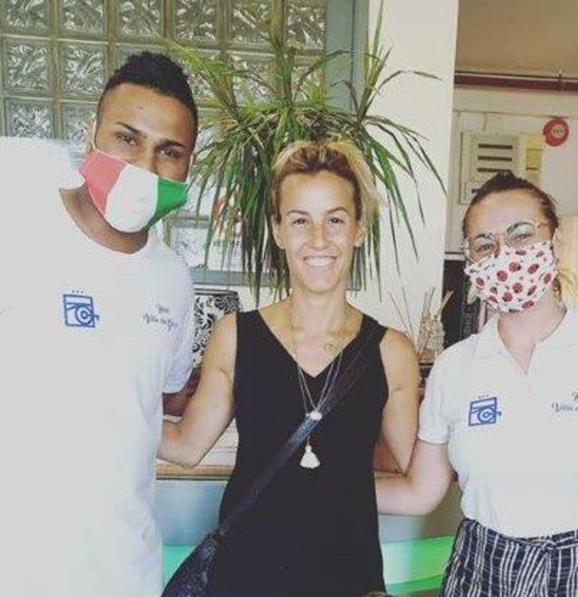 Tania Cagnotto in vacanza a Rosignano