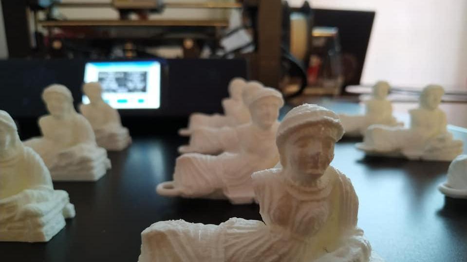Le immagini del reperto etrusco “replicato”