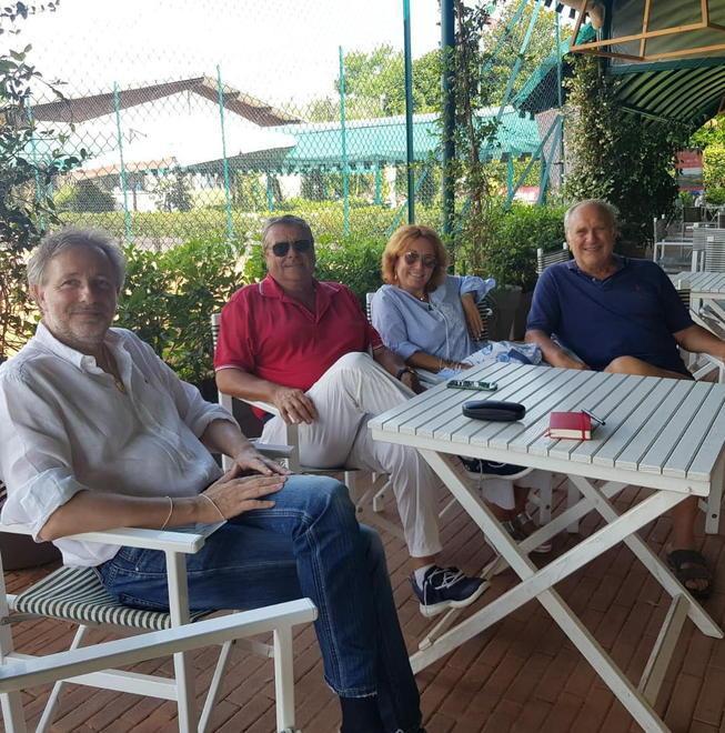 Baldini e Bramanti (Lega) Visita al Tennis Club Italia «Qui si punta sui giovani»