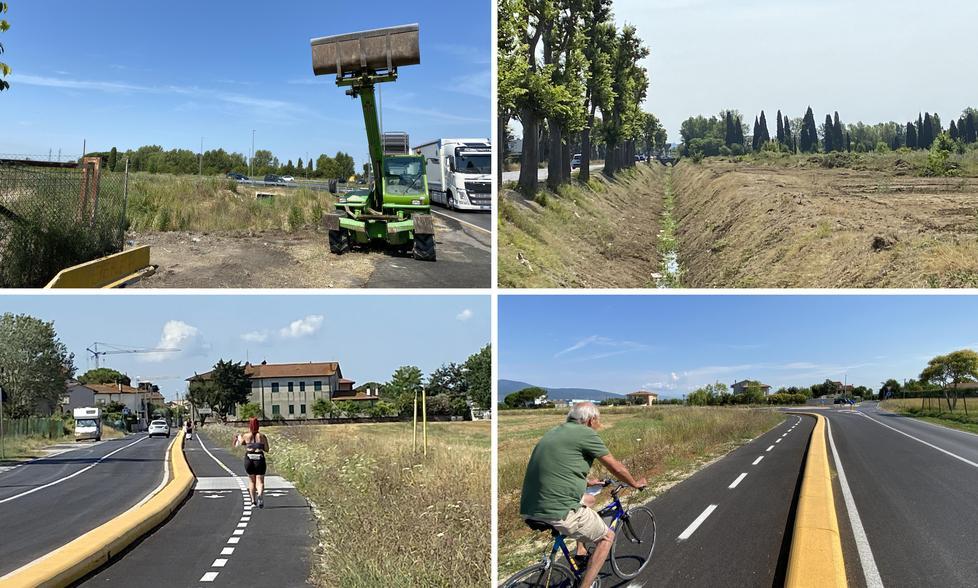 Chiesino, Santa Lucia e Lucca il futuro è in sella a una bici 