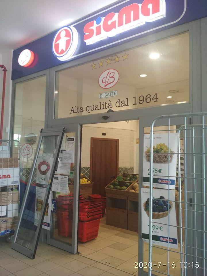 La porta smontata al Sigma