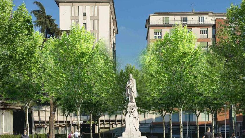 Piazza Garibaldi cambierà volto con 21 alberi e un nuovo pavimento