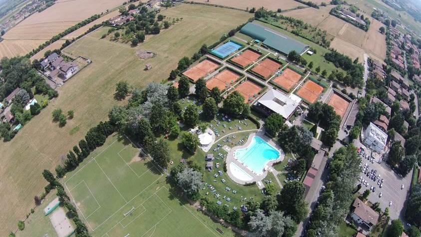 Una suggestiva veduta del Ct Reggio a Villa Canali, teatro della CtRe Cup