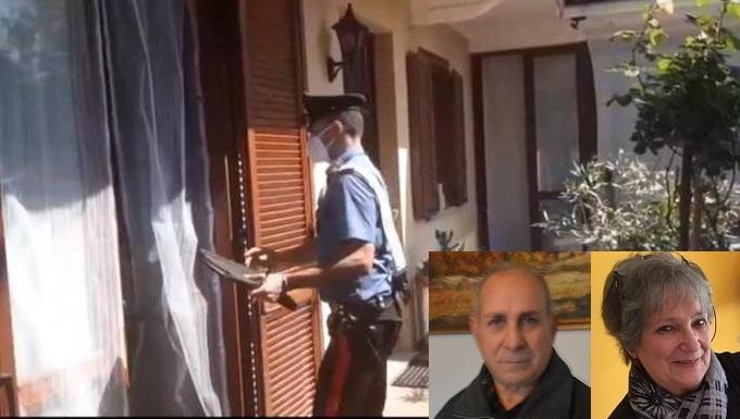 La casa del delitto e nei riquadri, Pasquale Mattana ed Eufrosina Martini